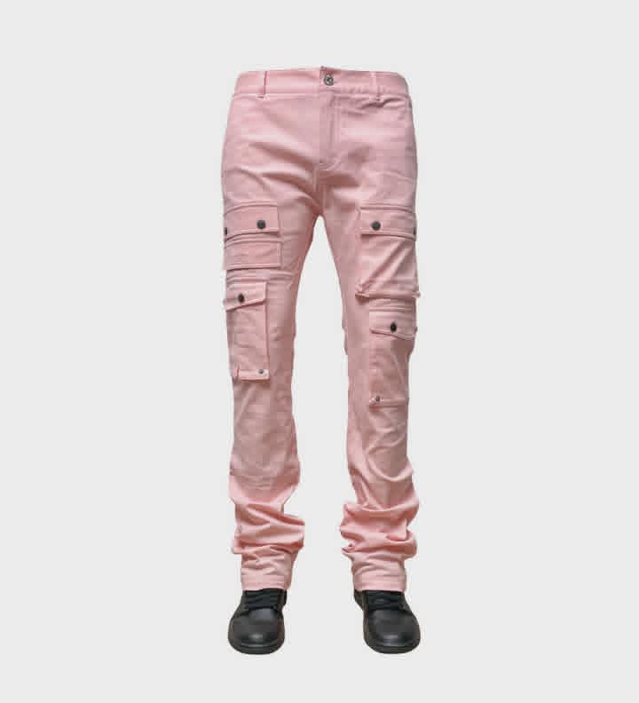 Twill Extra Skinny Pants pink