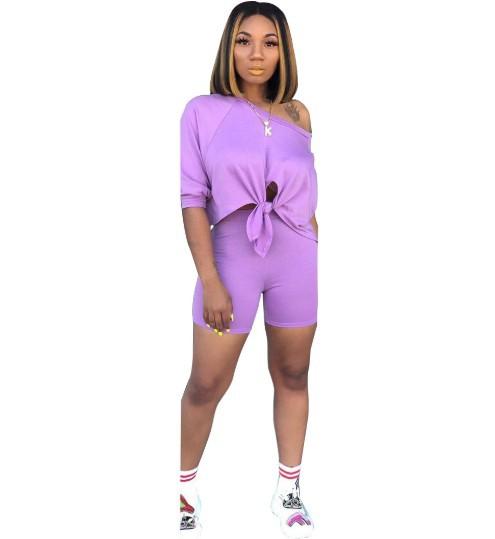 Short Set Purple