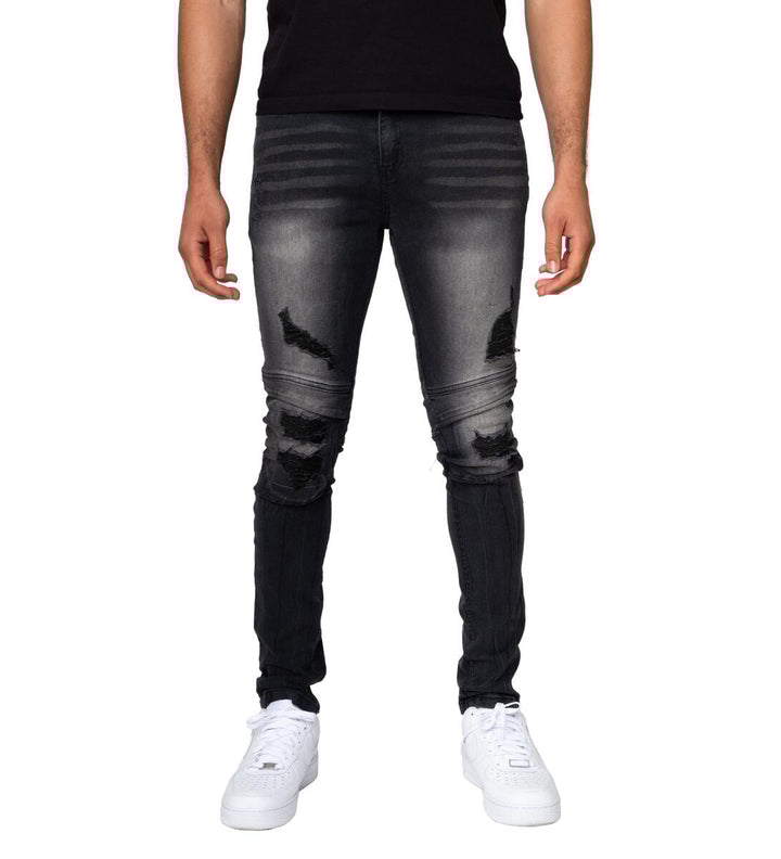 Torn Denim Black